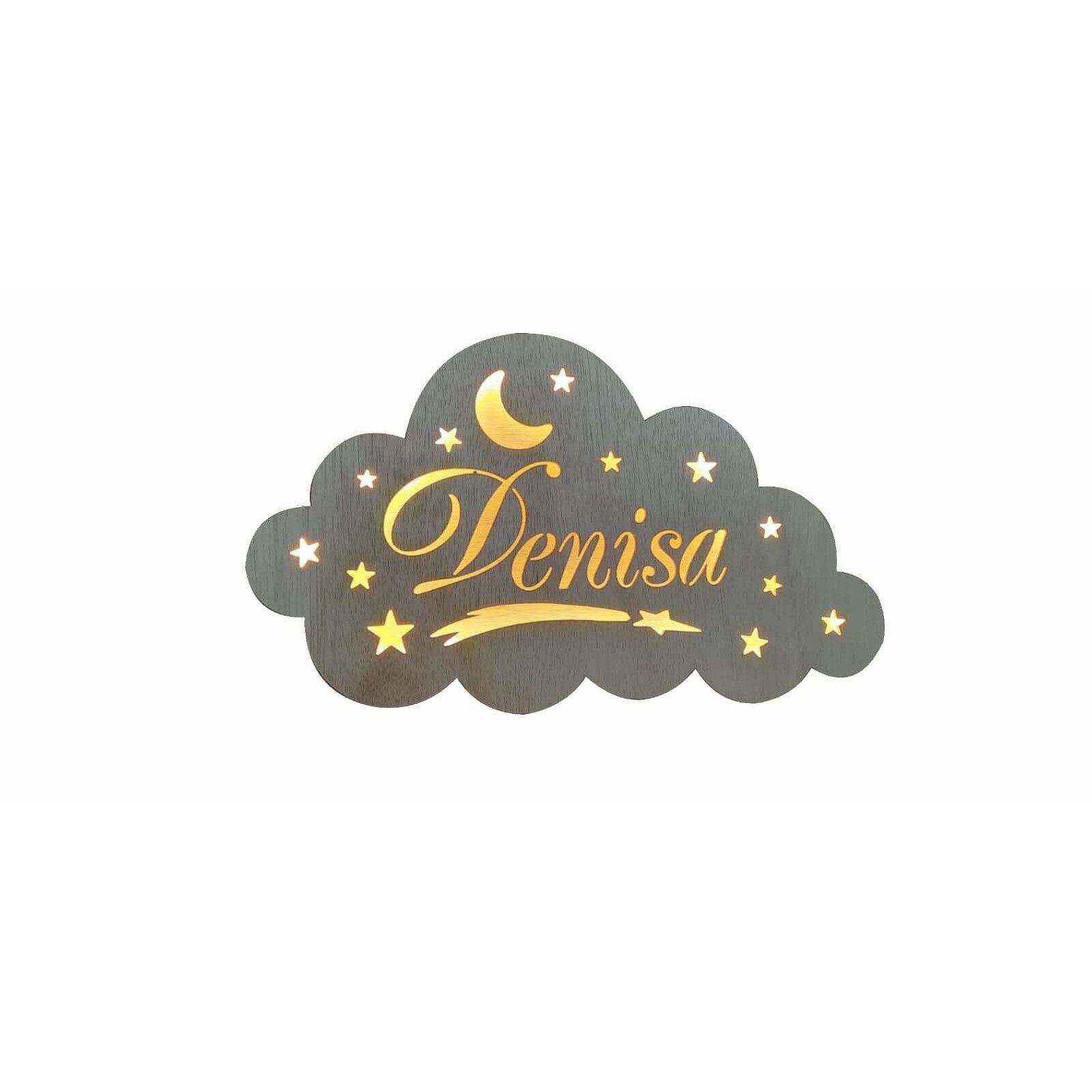 Lampa veghe copii, personalizata, LED, AAA 