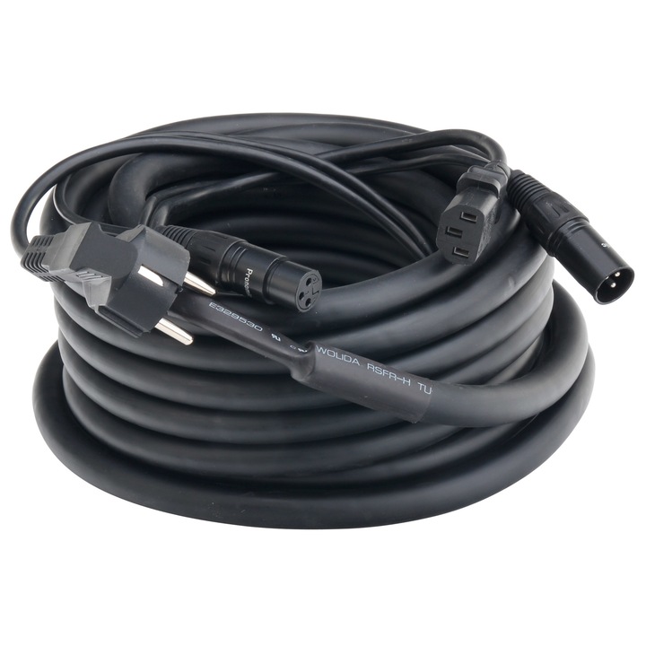 Pronomic Tápkábel, XLR Hybrid, Aktív hangszórókhoz