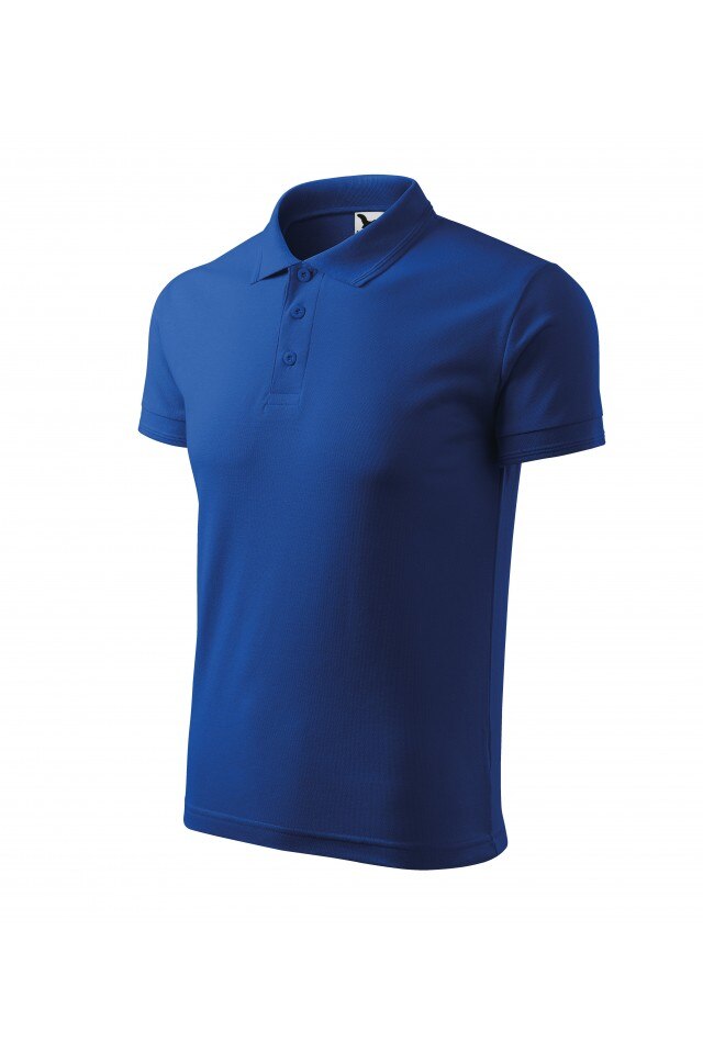 Tricou barbati, tip polo,Albastru regal 203-05, Albastru