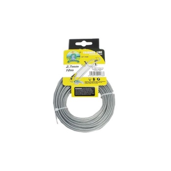 Fir trimmer sau motocoasa cu insertie metalica, 2.7 mm x 10 m Fir trimmer sau motocoasa cu insertie metalica, 2.7 mm x 10 m