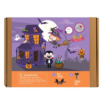 Set creatie Jack In The Box - Halloween fericit, 2 in 1 Set creatie Jack In The Box - Halloween fericit, 2 in 1