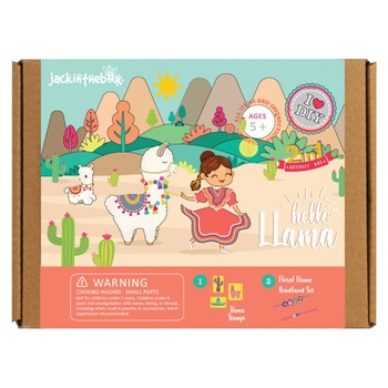 Set creatie Jack In The Box - Llama, 2 in 1 Set creatie Jack In The Box - Llama, 2 in 1