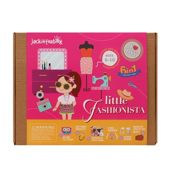 Set creatie Jack In The Box - Micuta fashionista, 6 in 1 Set creatie Jack In The Box - Micuta fashionista, 6 in 1