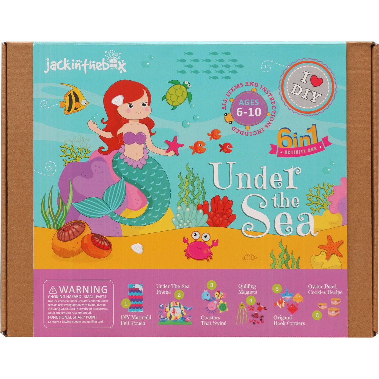 Set creatie Jack In The Box - Pe sub apa, 6 in 1