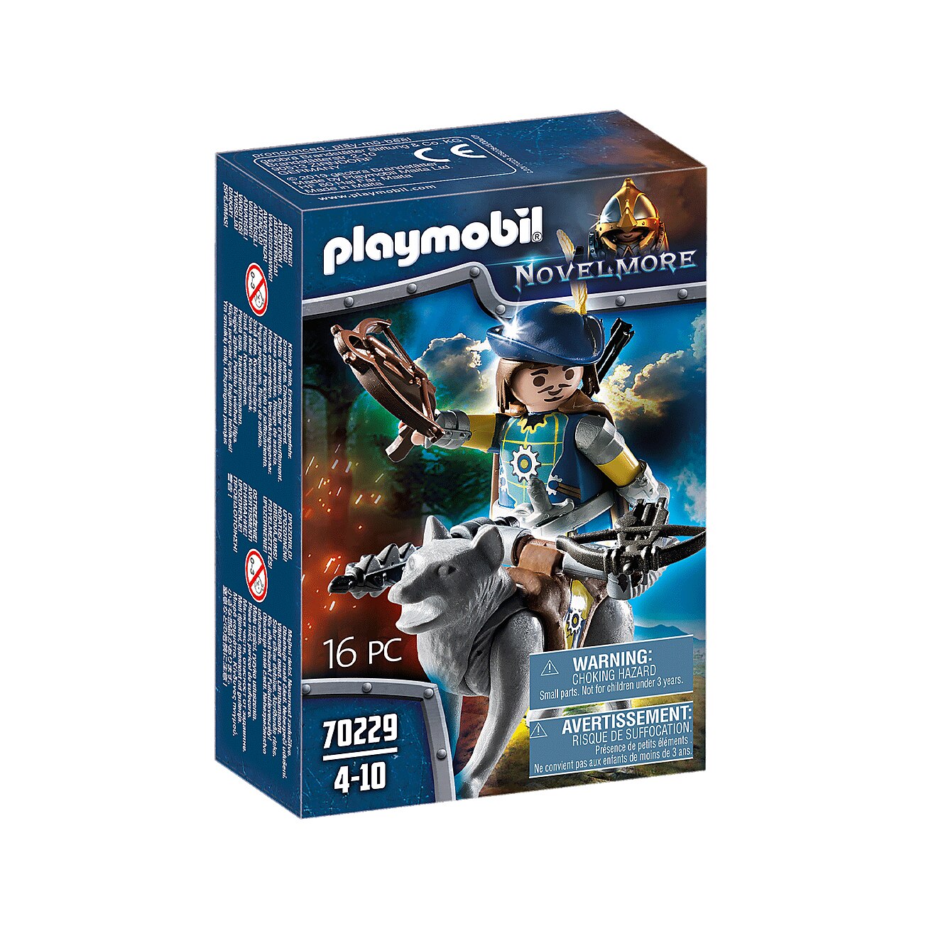 Playmobil Novelmore - Cavaler Novelmore, arbaleta si lup