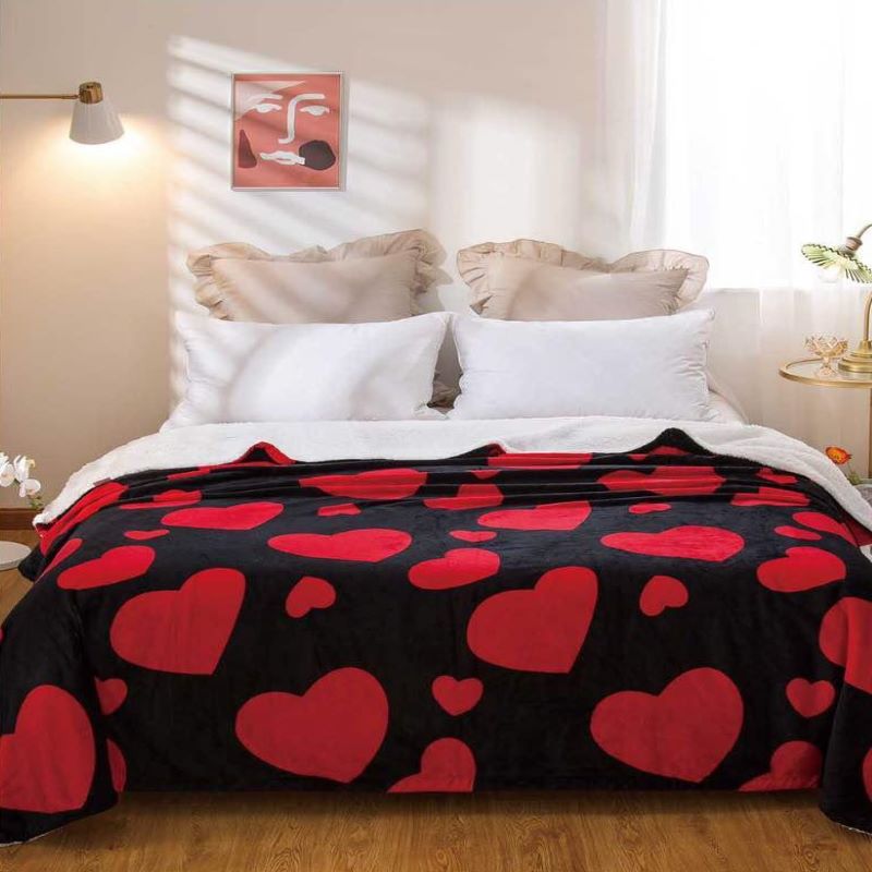 Patura Cocolino, cu blanita, pat dublu, 180/230, multicolor, Casa de Vis, MB1