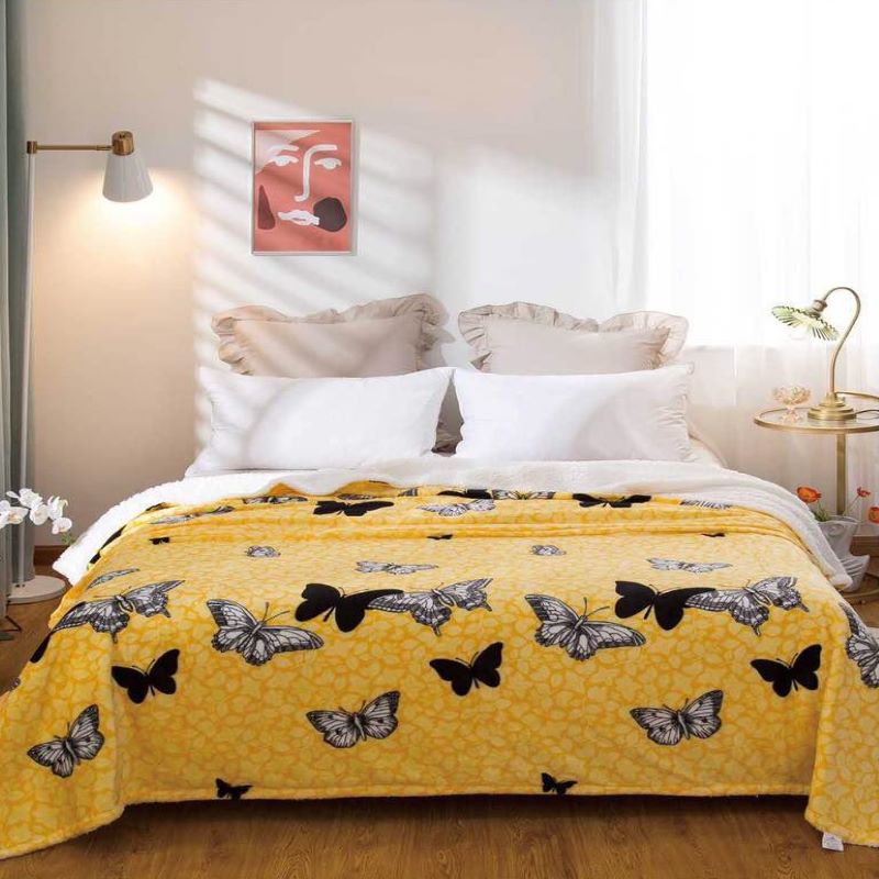 Patura Cocolino, cu blanita, pat dublu, 180/230, multicolor, Casa de Vis, MB8