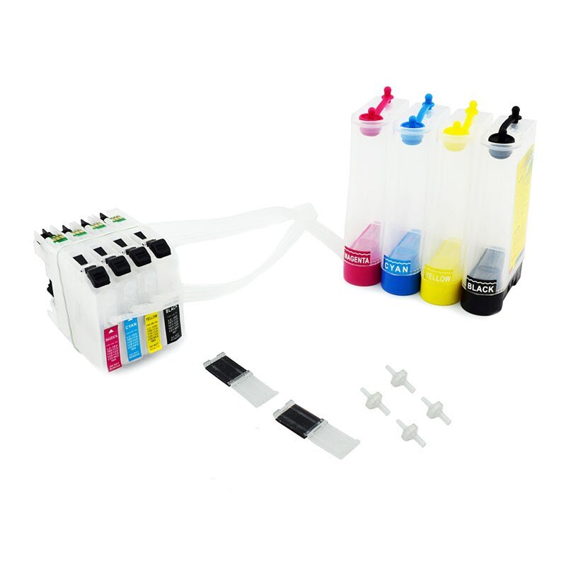 Sistem de alimentare continua Ciss LC123, ProCart, fara cerneala, compatibil Brother