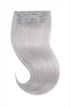 Extensii Par Natural CLIP ON Amora Black Collection Silver Gray GRAY , 35 cm Extensii Par Natural CLIP ON Amora Black Collection Silver Gray GRAY , 35 cm