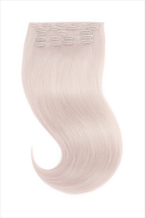 Extensii Par Natural Amora CLIP ON Blond Cenusiu PLAdsafxz, Blond Cenusiu