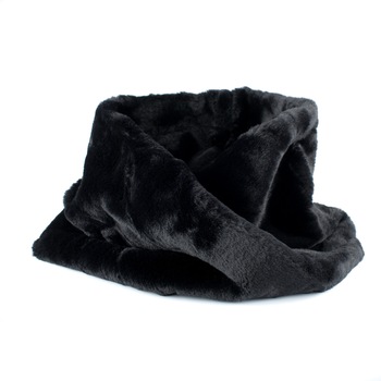 Fular de dama, Gaudi, Model Lisa V9AI-67815, Poliester, Marime universala, Cu model, Negru, 28x42 Fular de dama, Gaudi, Model Lisa V9AI-67815, Poliester, Marime universala, Cu model, Negru, 28x42