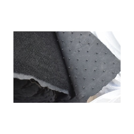 Material textil cu cauciuc, 1 x 1.2m, culoare negru