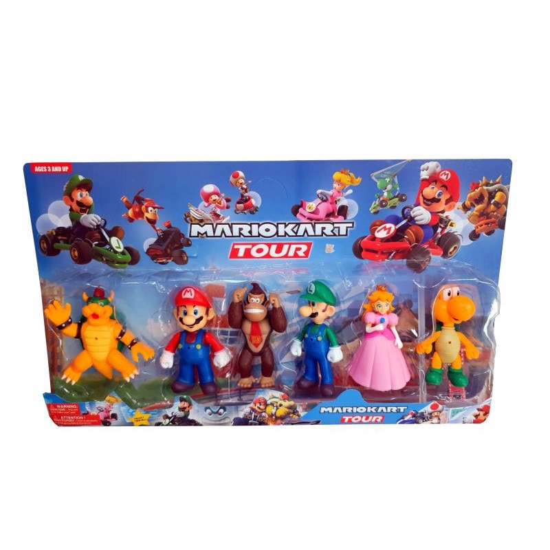 Super Mario játék figurák - 6 db