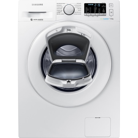 Masina de spalat rufe Samsung WW70K5210WW/LE, 1200 RPM, 7 kg, Clasa A+++, Eco Bubble, AddWash, Motor Digital Inverter, Alb