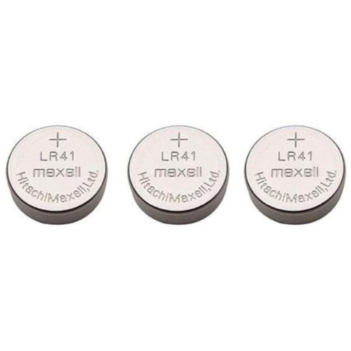 Baterii alcaline Maxell, tip buton, LR41, AG3, 392A ,10 bucati/blister