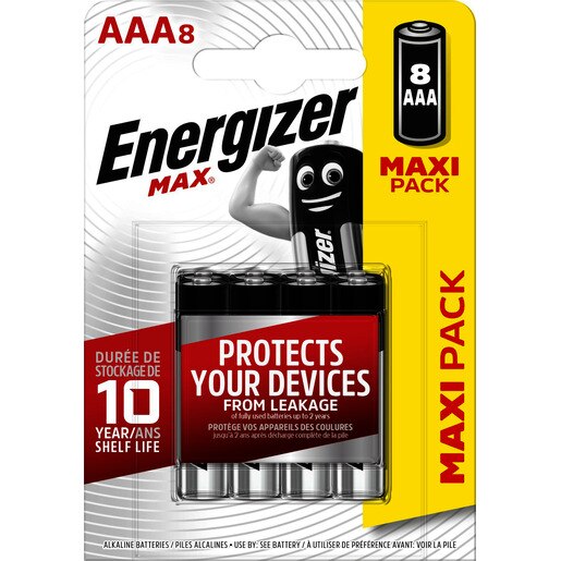 Baterii Energizer Max Alkaline Power E92 LR03/8BP