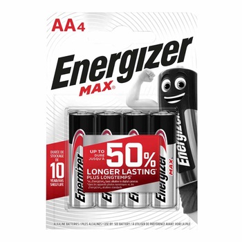 Baterii Energizer Max Alkaline Power E 91 LR6/4BP Baterii Energizer Max Alkaline Power E 91 LR6/4BP