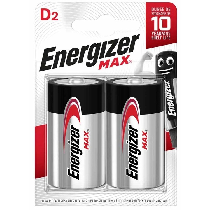 Energizer Max Alkaline Power E95 LR20/2BP elem