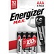 Elem mikro ENERGIZER "Max" AAA 4 darabos