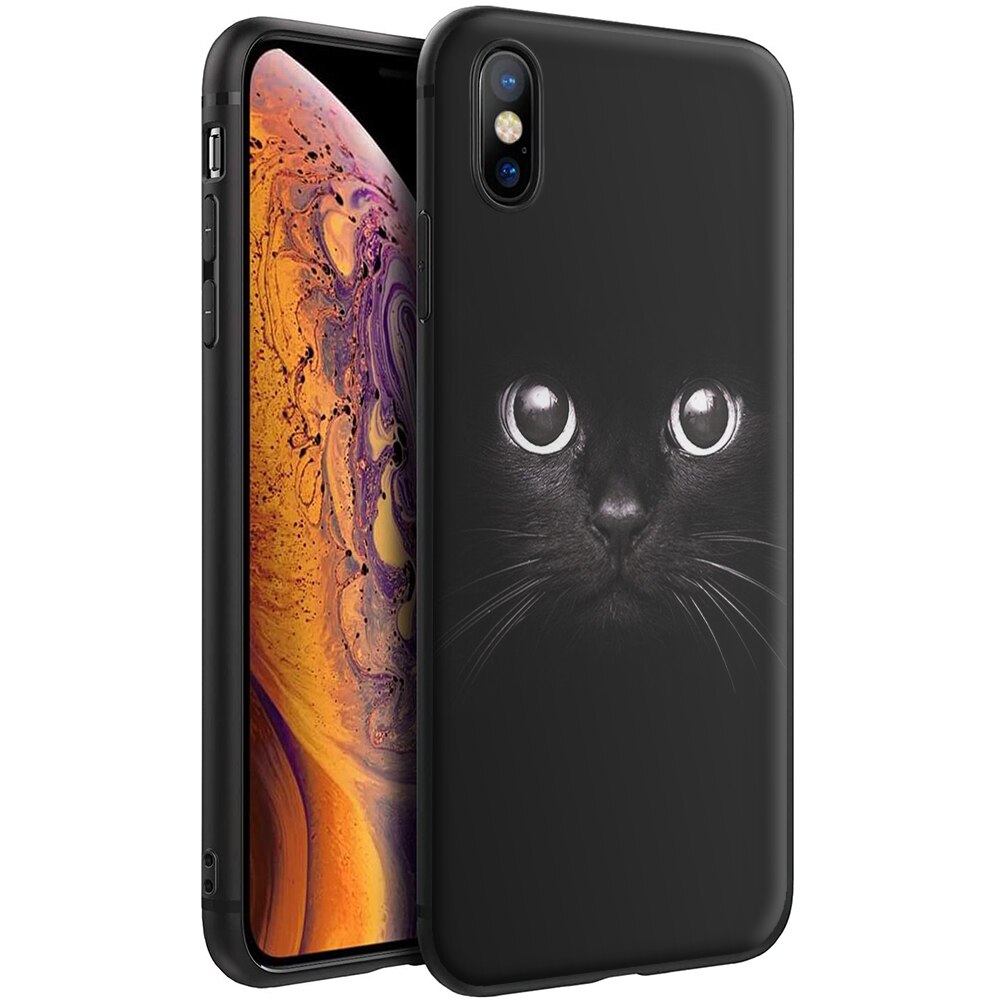 Husa iPhone X/XS - Silicon Matte - Cat 1