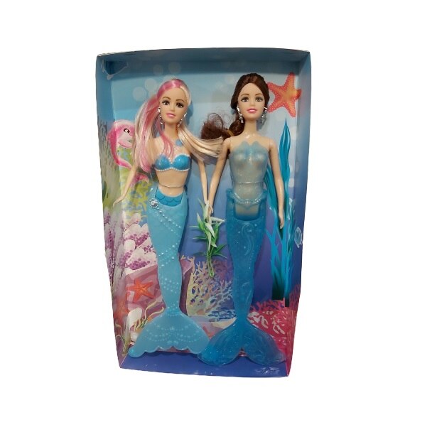Set de doua papusi sirene, 32 cm