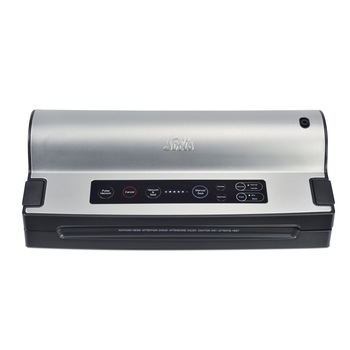 Aparat de vidat Solis, Vac Prestige 575, functie complet automata sau manuala, 2 viteze, functie Pulse, 12 litri/min, putere mare aspirare, -0.8 bar, furtun pentru vidare recipiente, cutter pentru folie incorporat, argintiu/negru Aparat de vidat Solis, Vac Prestige 575, functie complet automata sau manuala, 2 viteze, functie Pulse, 12 litri/min, putere mare aspirare, -0.8 bar, furtun pentru vidare recipiente, cutter pentru folie incorporat, argintiu/negru