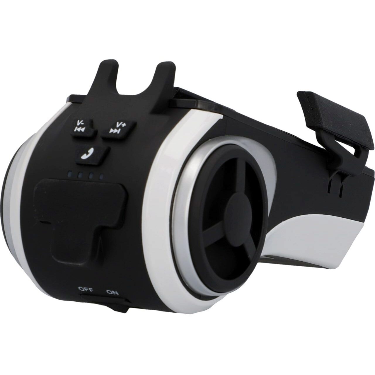 Suport bicicleta pentru telefon-multimedia, acumulator 4400mAh, incarcare USB, Bluetooth, USB, card SD/TF si AUX, Fischer