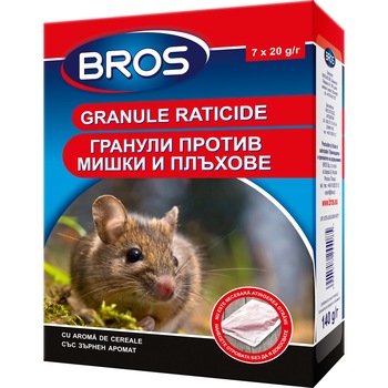 Pelete Impotriva Soarecilor si a Sobolanilor 140g Bros Pelete Impotriva Soarecilor si a Sobolanilor 140g Bros