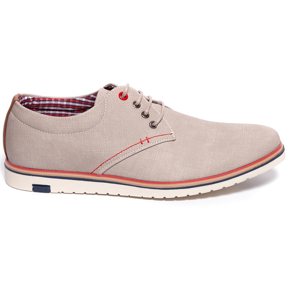 Pantofi barbati Clayton cu talpa interioara din piele naturala, Gri, Gri