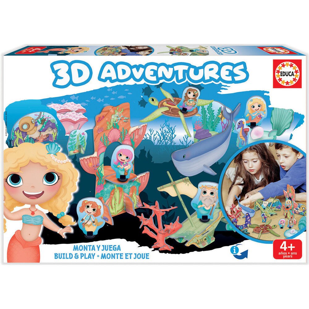 Puzzle Educa 3D, Sirenele de aventura