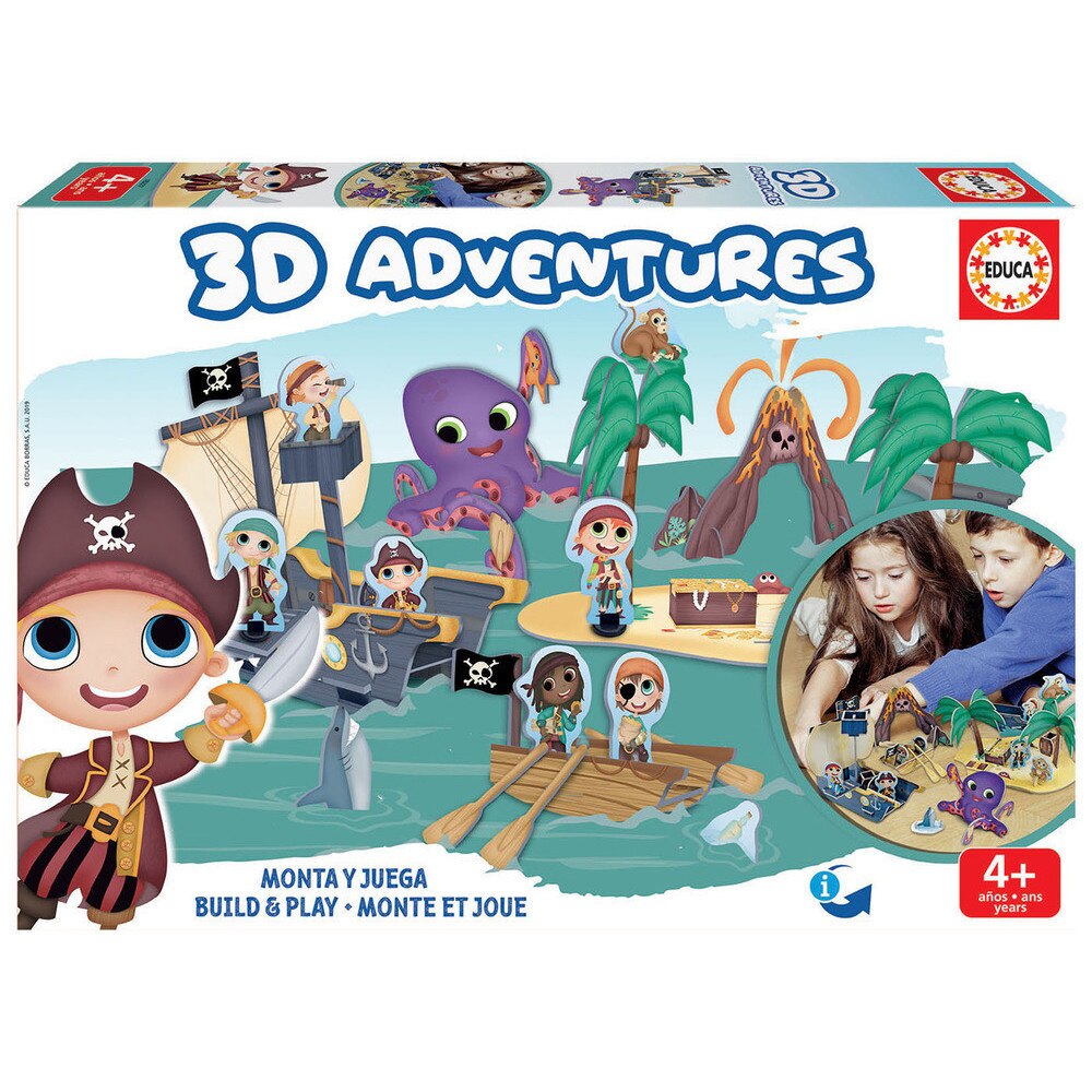 Puzzle Educa 3D, Pirati de aventura