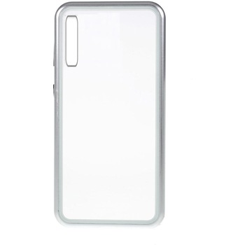 Husa 360 Magnetica cu Sticla fata + spate pentru Huawei P30 Pro Silver Husa 360 Magnetica cu Sticla fata + spate pentru Huawei P30 Pro Silver