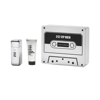 Set Carolina Herrera, 212 Vip Men, Barbati: Apa de Toaleta, 100 ml + Gel de dus, 100 ml Set Carolina Herrera, 212 Vip Men, Barbati: Apa de Toaleta, 100 ml + Gel de dus, 100 ml