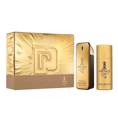 Комплект Paco Rabanne, 1 Million, Мъже: Тоалетна вода, 100 мл ...