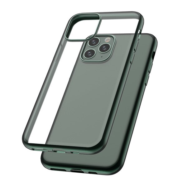 Capac Protectie Spate Cellara Colectia Electro Pentru iPhone 11 Pro - Verde Inchis