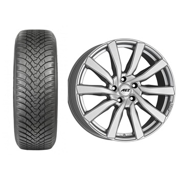 Roata completa Mazda CX-5 janta aliaj AEZ Reef Silver 8x19 + anvelopa iarna Falken HS01-SUV 225/55R19 99H + Senzor presiune ALCAR Roata completa Mazda CX-5 janta aliaj AEZ Reef Silver 8x19 + anvelopa iarna Falken HS01-SUV 225/55R19 99H + Senzor presiune ALCAR