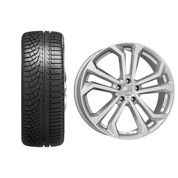 Roata completa Seat Ateca, Skoda Karoq, VW T-Roc janta aliaj Dezent TA Silver 7x17 + anvelopa iarna Sailun IceBlazer Alpine Evo 215/55R17 98V XL Roata completa Seat Ateca, Skoda Karoq, VW T-Roc janta aliaj Dezent TA Silver 7x17 + anvelopa iarna Sailun IceBlazer Alpine Evo 215/55R17 98V XL