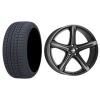 Roata completa Skoda Superb 3T, VW Passat 3C janta aliaj AEZ Yacht Dark 7x16 + anvelopa iarna Westlake Z507 215/60R16 99H