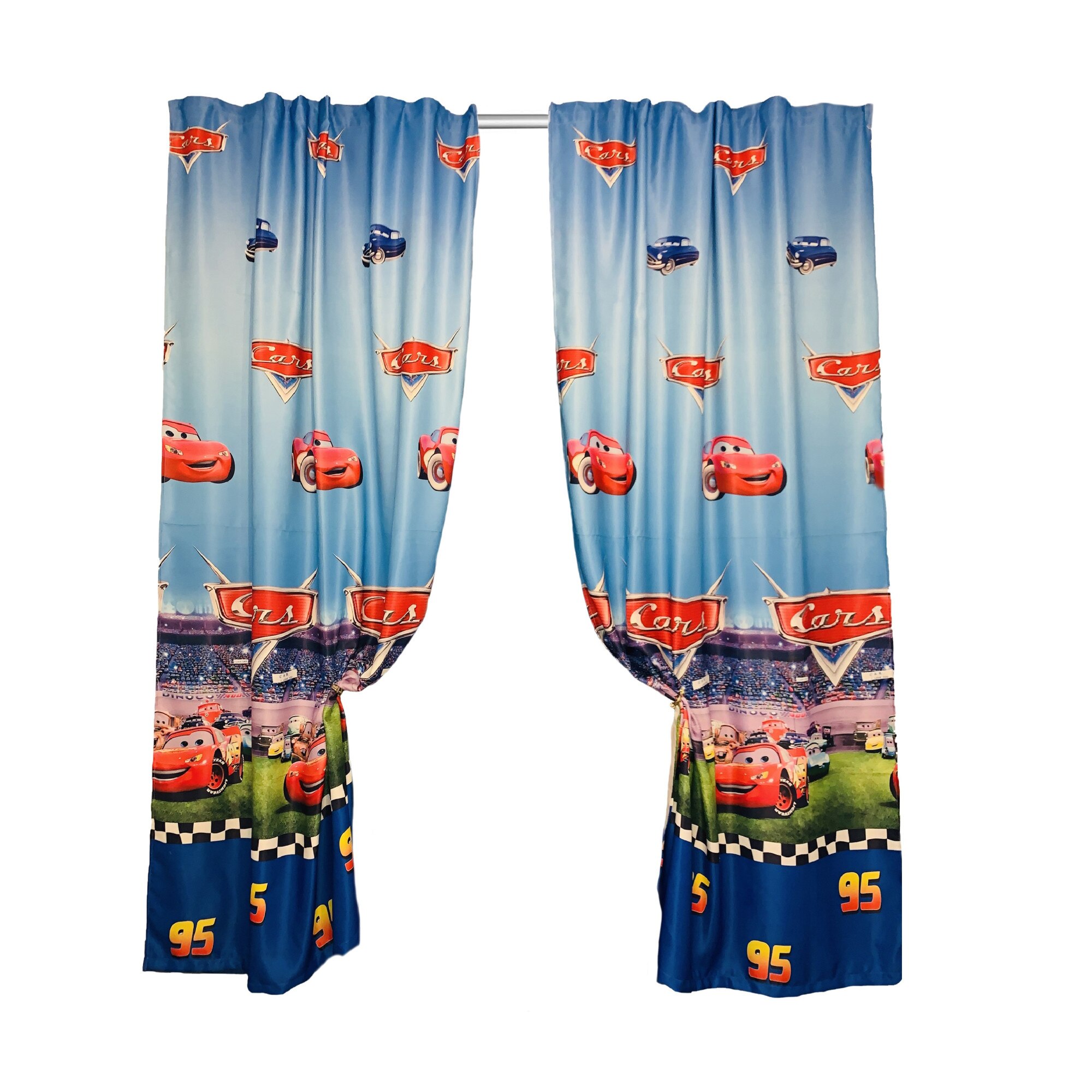 Set doua draperii pentru copii 2x100x260 cm, cu rejansa, Model C