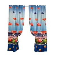 Set doua draperii pentru copii 2x100x260 cm, cu rejansa, Model C