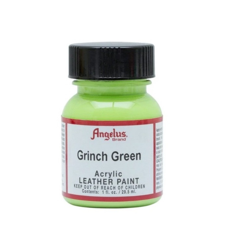 Vopsea acrilica Grinch Green pentru piele, Angelus Standard 29,5ml