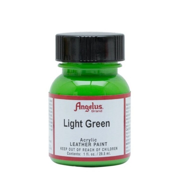 Vopsea acrilica Light Green pentru piele, Angelus Standard 29,5ml