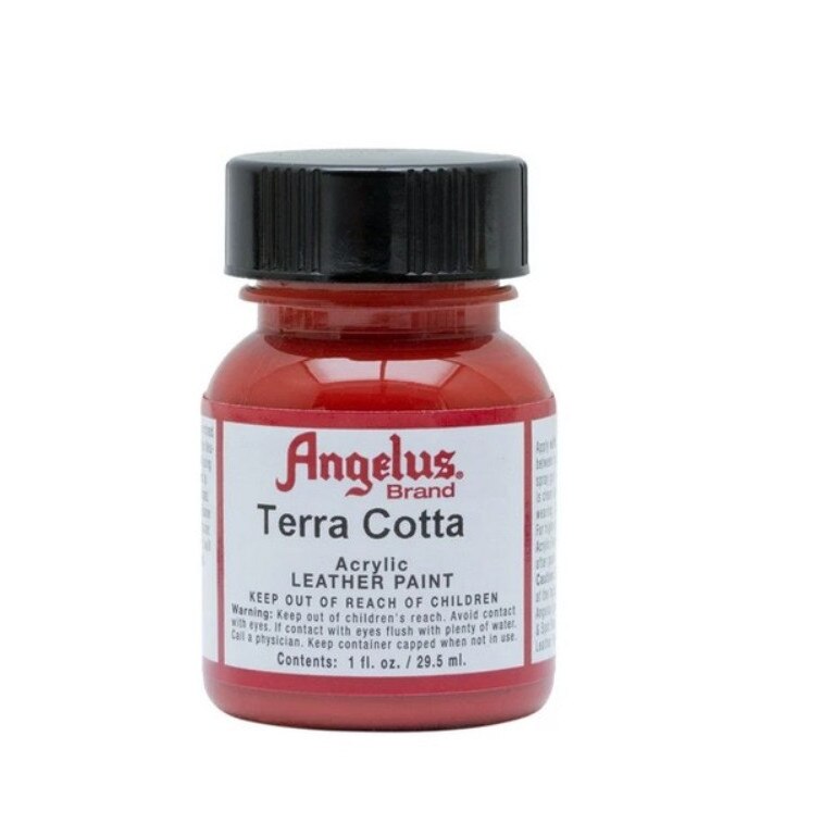 Vopsea acrilica Terra Cotta pentru piele, Angelus Standard 29,5ml