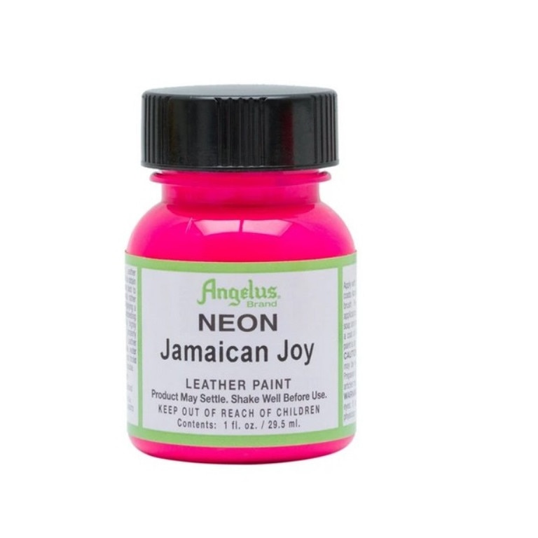 Vopsea acrilica Jamaican Joy pentru piele, Angelus Neon 29,5ml