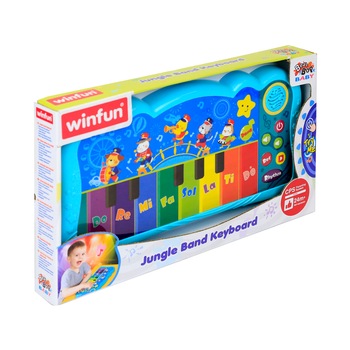 Jucarie Winfun, tastatura compozitorului cu sunete magice Jucarie Winfun, tastatura compozitorului cu sunete magice