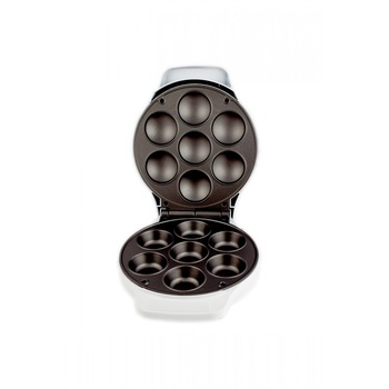 Aparat briose Alpina, 1000W, compartiment cu acoperire nonstick, indicator putere, alb Aparat briose Alpina, 1000W, compartiment cu acoperire nonstick, indicator putere, alb
