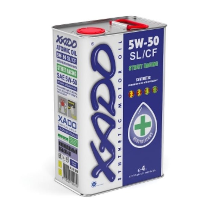 Синтетично моторно масло XADO, 5W-50 SL/CF Street rasing, 4 л
