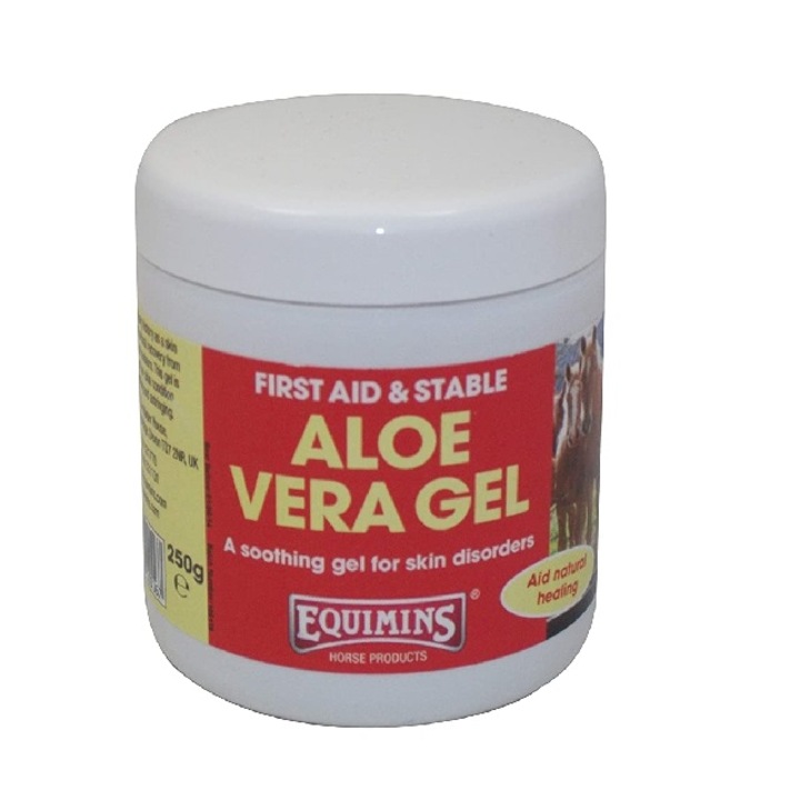 Gel calmant cu aloe vera pentru cabaline, Equimins, 250 gr