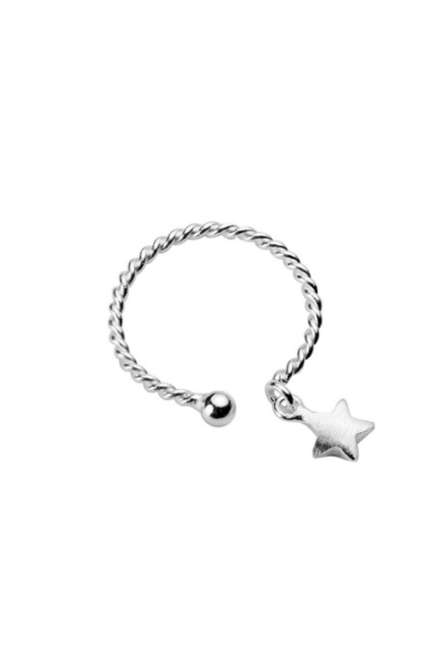 Inel din argint 925 Star fara piatra, masura ajustabila, ideali cadou, aniversare, sarbatori, martisor