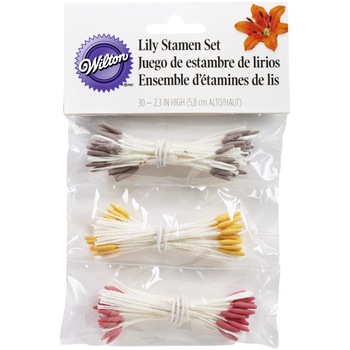 Stamine (necomestibile) pentru crin sau alte flori, 5.7 cm, Wilton, 3 x 10 buc Stamine (necomestibile) pentru crin sau alte flori, 5.7 cm, Wilton, 3 x 10 buc